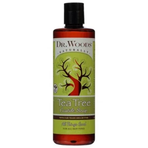Dr. Woods Shea Pure Castile Soap Tea Tree with Shea Butter 16 Fl Oz Pack of 2 - Picture 1 of 1