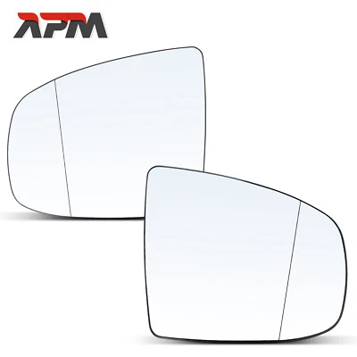 2X Verre Miroir Gauche Droite Asphérique Chauffant Électrique Pour BMW X5 E70 X6 - Photo 1/4
