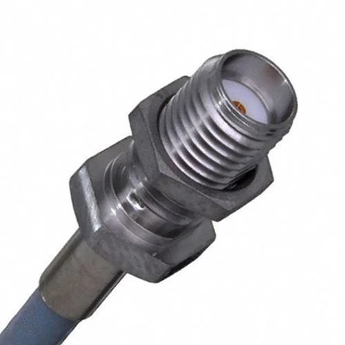 1 x Cinch Connectors Gerade 50Î Panel Halterung Schott Passform SMA Verbindung, - Bild 1 von 1