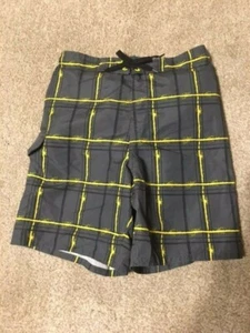 Boy's Bugle Boy Swimming Trunks Size L--14--Gray - Picture 1 of 2