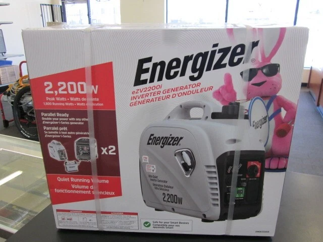 全新 Energizer 变频发电机 2200 瓦 eZV2200i — 第 1/1 张图片