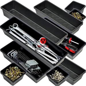 Tool Box Organizer Tray Divider Set, Extra Large Toolbox Trays, Tool Box Organiz - Picture 1 of 12