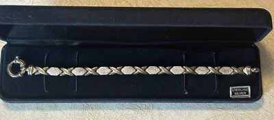 Sterling Silver Illustra 8” Bracelet QVC - Image 1 of 4