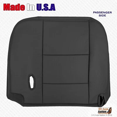 Ford Crown Victoria 2003 2004 2005 2006 2007 pasajero parte inferior cubierta de cuero negro Foto 1 de 4