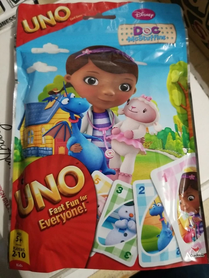 Disney DOC MCSTUFFINS UNO Card Game NEW - Image 1 of 1