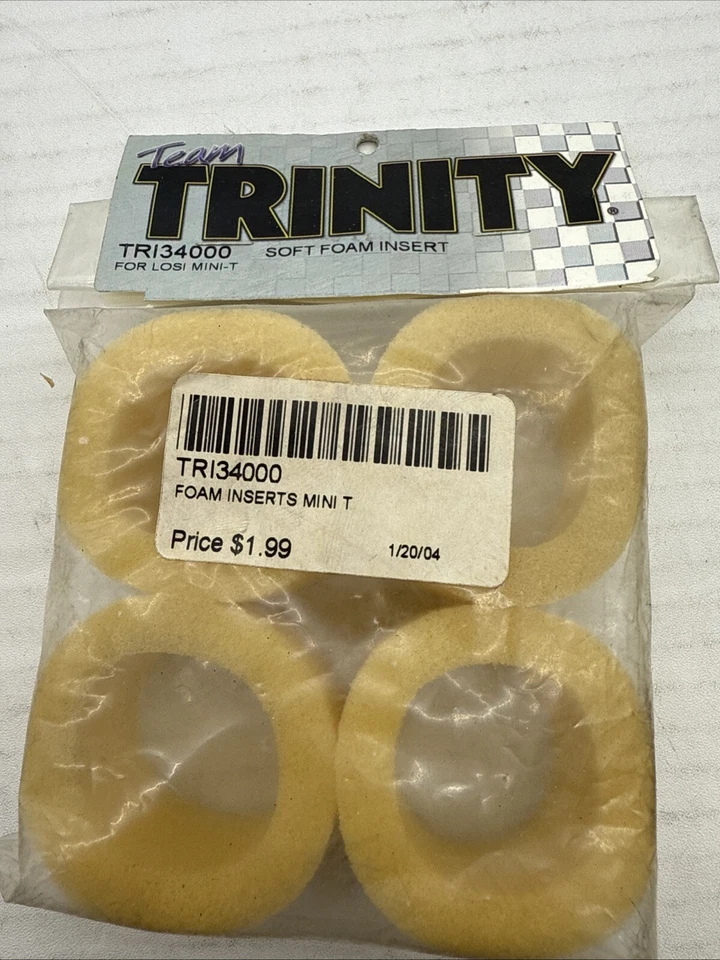 Trinity Losi Mini-T Foam Tire Inserts, Soft (4) TRI34000 F14 - Image 1 of 1