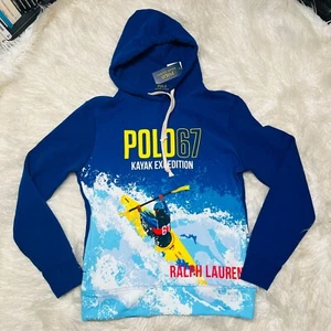 POLO RALPH LAUREN HOODIE POLO 67 KAYAK EXPEDITION SWEATER - Picture 1 of 4