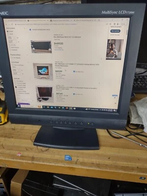 NEC MULTISYNC LCD1720m 17'' 4.3 VGA RETRO !!!!! - Image 1 of 4