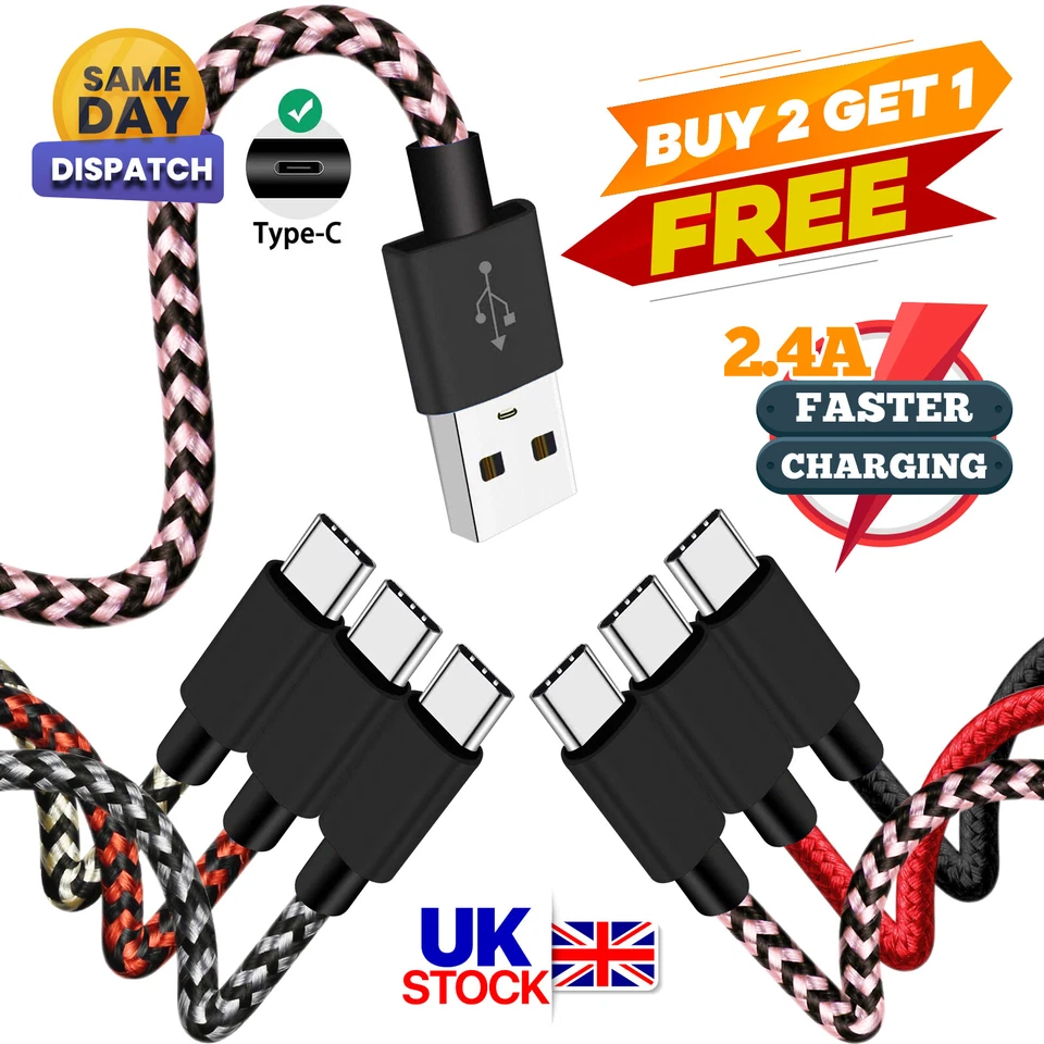 For Samsung Galaxy Note 10 10+ Plus,Note 9 8 Type C USB Charger Charging Cable - Image 1 of 1