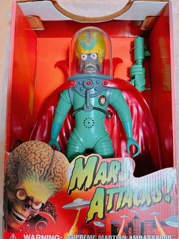 MARS ATTACKS Supreme Martian Ambassador Figure 1996 Cover