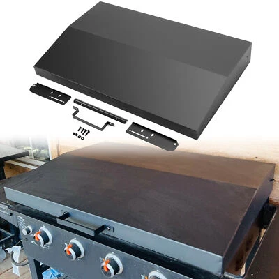 Hinged Lid for Blackstone 36 inch Griddle with Rear Grease Collection - Black - Image 1 of 4