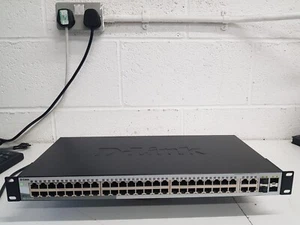 D-Link DGS-1210-52 48Port Gigabit Web Smart Network Switch + 4 SFP Ports - Picture 1 of 4
