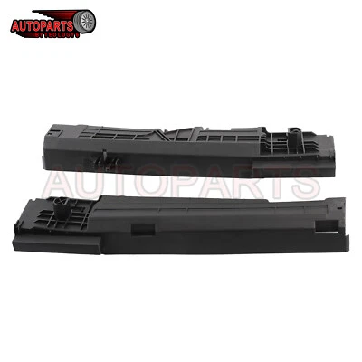 Black Left & Right Radiator Bracket For BMW F30 328i 335i 428I 435I 2012-2014 - Image 1 of 4