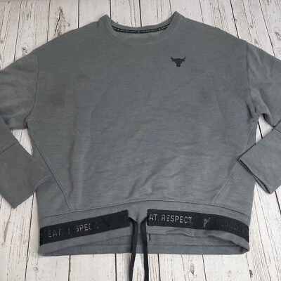 Sudadera deportiva Under Armour Project Rock para mujer XS manga larga cuello redondo Foto 1 de 4