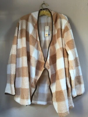 Cárdigan Topper C&C California Mujer Cascada Capas Talla XL Bronceado Búfalo Nuevo Foto 1 de 4