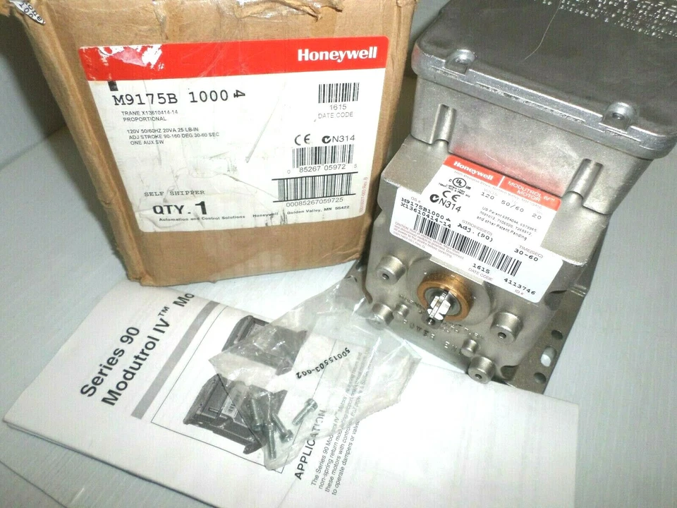 Honeywell Modutrol IV Motor 24 / 120 VAC M9175B1000 Trane Mot05323