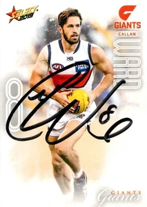 Signed 2019 GWS Giants AFL Select Footy Stars Card - Callan Ward - Bild 1 von 3