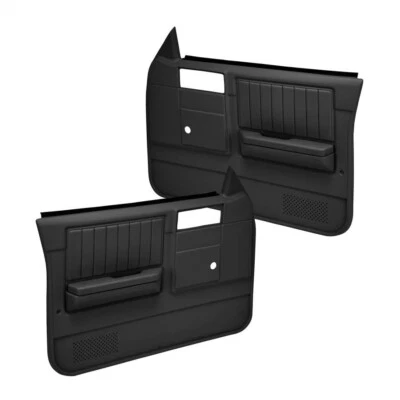 Paneles de puerta de repuesto negros Coverlay 18-45N-BLK para 82-85 S10 Blazer GMC Foto 1 de 4