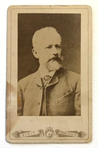 TCHAIKOVSKY PYOTR ILYCH Russian Composer RARE Vintage Albumin Photograph! c 1885 - Picture 1 of 4