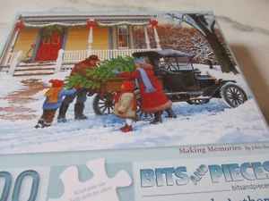 300 Piece John Sloane Art Puzzle "Making Memories" Large Format 18"x 24" Bits - Picture 1 of 5