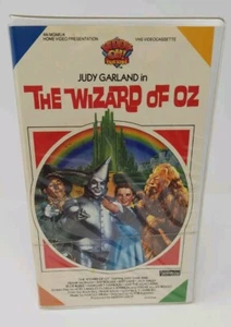 The Wizard of Oz 1939 VHS Tape 1985 Viddy-Oh! MGM Clamshell Judy Garland Rare - Picture 1 of 7