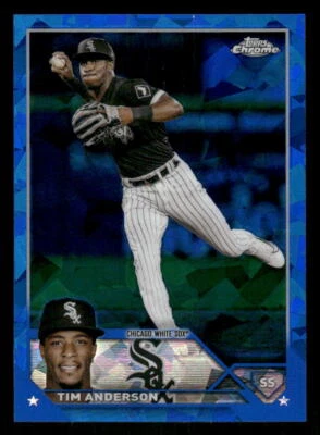 2023 Topps Chrome Sapphire Edition Tim Anderson - Image 1 of 2