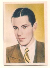 1936 Spanish Nestle Film Star Paper Thin Stamp Sticker not card 13 Ramon Novarro