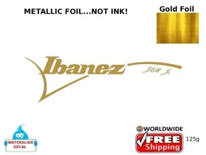 Ibanez Jem Jr. Gitarren Aufkleber Logo Folie Kopfplatte Wasserrutsche Restauration 125g - Bild 1 von 1