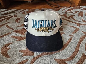 Vintage Jacksonville Jaguars Snapback Hat White Sports Specialties Laser Cap - Picture 1 of 9