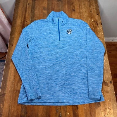 Suéter Creighton Bluejays Mujer XL Azul Nike Pullover 1/4 Cremallera Golf Rendimiento Foto 1 de 4