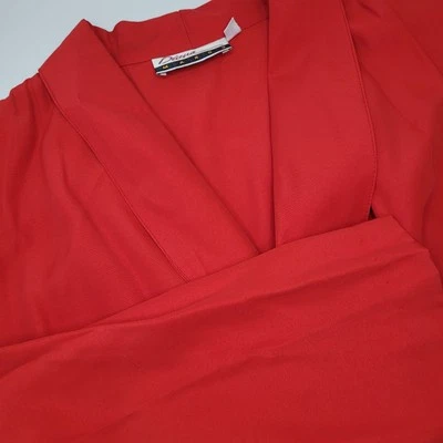 Vintage 80s 90s  Diana Marco Red Blazer Jacket  Size 16 - Image 1 of 4