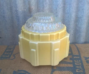 Vintage Art Deco Glass Ceiling Light Shade - Bild 1 von 7