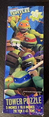  Nuevo Rompecabezas Torre Tortugas Ninja Adolescentes Mutantes Sellado 50 Piezas 18"x5" Cardenal Foto 1 de 2