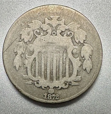 1872  SHIELD NICKEL   BETTER DATE  #8824 - Image 1 of 2