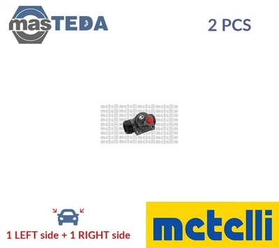 04-0578 DRUM WHEEL BRAKE CYLINDER PAIR REAR METELLI 2PCS FOR PEUGEOT 306,206,301 - Image 1 of 4