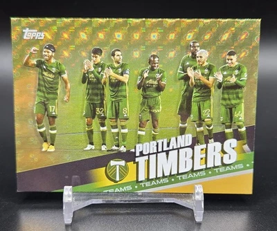 2022 Topps MLS Portland Timbers #186 SUPERFRACTOR 1/1 ONE OF ONE - Image 1 of 2