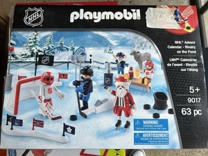 NEW SEALED Playmobil NHL Advent Calendar Rivalry On The Pond 9017 Christmas RARE - Picture 1 of 7