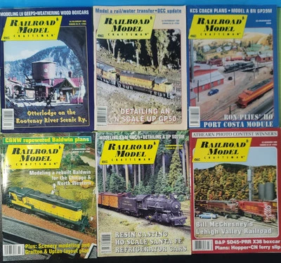 S01c: Railroad Model Craftsman: 10 Random Magazines From 1997-2002 Diesel Steam - Image 1 of 2