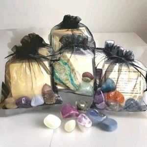 Surprise Assorted Rocks Gems Crystals Gift Bag Variety New Age Geology Collector - Picture 1 of 5