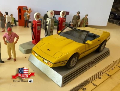 1/43 丹伯里铸币厂 1986 年 CORVETTE 黄色可转换 50 周年系列 C9.75 — 第 1/4 张图片