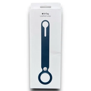 Apple - Lazo de cuero AirTag - Azul Báltico - Genuino - Sellado - Imagen 1 de 10