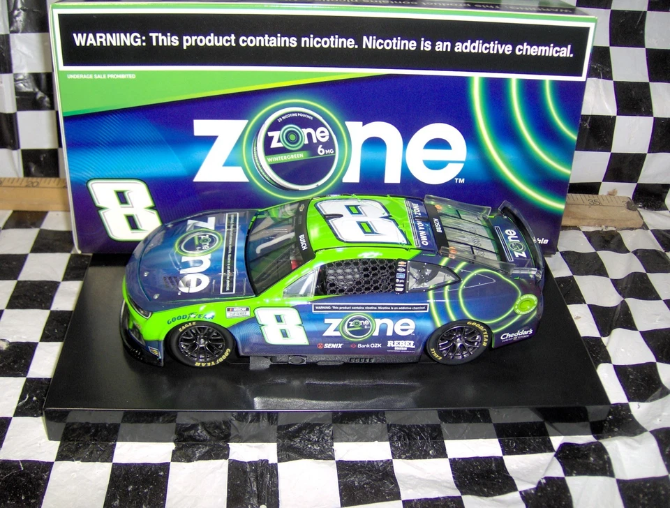 21 Kyle Busch #8 THE ZONE 2025 Chevrolet ZL1 1 24 scale CX82523ZNEKB 1 OF 504