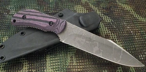 New Kiku Knives Masayuki Gonzui KIKU-GON Custom Fixed Blade Knife Unopened Rare - Picture 1 of 6