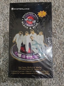 Sealed Box 2000 Winterland Backstreet Boys Black and Blue Trading Cards - Picture 1 of 2