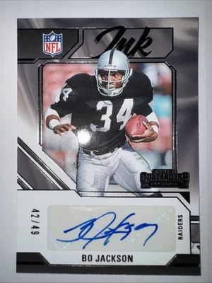 2023 Panini Contenders Ink Bo Jackson Autograph (INK-BJ) #’d 42/49 - Image 1 of 4
