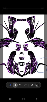 Graphics Kit SUZUKI LTZ400 (2003-2008) ATV Stickers and Decals soren11 - Image 1 of 4