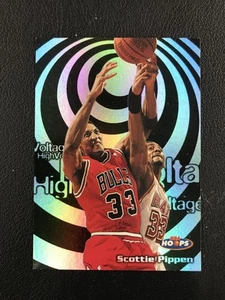 1997-98 Hoops #17 HV Scottie Pippen Chicago Bulls High Voltage - Picture 1 of 2