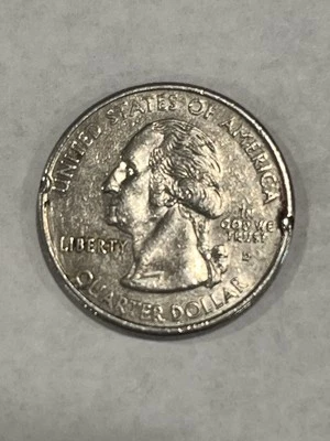 2002 louisiana d quarter rim error - Image 1 of 2
