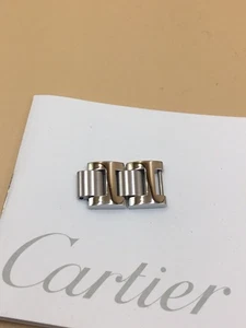 CARTIER : 2 Maillon Pour Montre, Watch Link 14mm 14 mm acier Steel - Picture 1 of 5