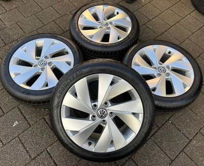 4 ORIGINAL 17" ALU SOMMERRÄDER VW GOLF 8 VIII 225/45R17 91W GOODYEAR FREIHAU - Bild 1 von 4